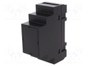 Enclosure: for DIN rail mounting; Y: 90mm; X: 35mm; Z: 65mm; ABS