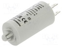 Capacitor: motors, run; 3uF; 425VAC; Ø28x55mm; -25÷85°C; ±5%