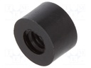 Spacer sleeve; cylindrical; polyamide; M4; L: 5mm; Øout: 8mm