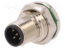 Socket; M12; PIN: 5; male; A code-DeviceNet / CANopen; THT; IP67