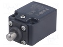Limit switch; pin plunger Ø10mm; NO + NC; 6A; 400VAC; PG11; IP67