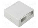 Sensor: temperature; Pt100; 85x85x37mm; for wall mounting; IP20