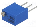 Potentiometer: mounting; multiturn; 2kΩ; 250mW; ±10%; linear