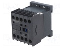 Contactor: 4-pole; NC + NO x3; 24VDC; 10A; DIN,on panel; TeSys D