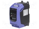 Vector inverter; Max motor power: 0.37kW; Usup: 110÷115VAC; IN: 4