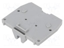 End plate; grey