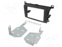 Radio mounting frame; Toyota; 2 DIN; black