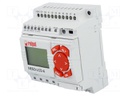 Programmable relay; OUT1: 250VAC/10A; IN: 8; Anal.in: 2; OUT: 4; DIN