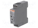 Timer; 0,05s÷100h; NO,SSR; 12÷240VAC; 12÷240VDC; DIN; -20÷60°C
