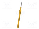 Test needle; Operational spring compression: 8mm; 5A; Ø: 0.7mm