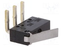 Microswitch SNAP ACTION; with lever; SPDT; 0.1A/30VDC; ON-(ON)