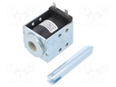 Electromagnet: pull; Usup: 12VDC; Power: 12.5W; Force: 52N; 11.42Ω