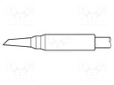 Tip; conical sloped; 0.6mm