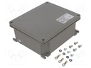 Enclosure: multipurpose; X: 141mm; Y: 166mm; Z: 64mm; S-8000; grey