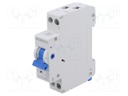 Circuit breaker; 230VAC; Inom: 16A; Poles: 1+N; Charact: C; 6kA; IP20