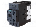 Contactor: 3-pole; NO x3; Auxiliary contacts: NO + NC; 230VAC; 65A