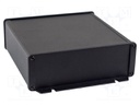 Enclosure: shielding; X: 165mm; Y: 160mm; Z: 55mm; aluminium; black