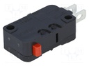 Microswitch SNAP ACTION; without lever; SPDT; 16A/250VAC; Pos: 2