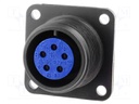 Connector: circular; Series: 97; socket; female; PIN: 5; soldering