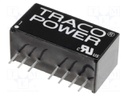 Converter: DC/DC; 2W; Uin: 9÷18V; Uout: 15VDC; Uout2: -15VDC; SIP8