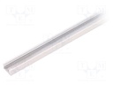 Profiles for LED modules; surface; white; L: 1m; aluminium