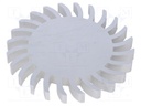 Heatsink; LED; Ø: 105mm; H: 10mm; 2K/W