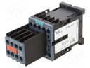 Relay Contactor, 3RH2 Series, 4PST-NO, 4PST-NC, 8P, 24 VDC, Screw