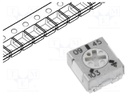 Potentiometer: mounting; single turn; 10kΩ; 250mW; SMD; ±20%