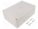 Enclosure: multipurpose; X: 180mm; Y: 254mm; Z: 90mm; TK PS; grey