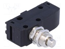 Microswitch SNAP ACTION; with pin; SPDT; 6A/250VAC; 5A/24VDC