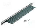 Hanger for test leads; Mat: plastic; L: 500mm; 30 hooks for leads