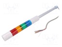 Signaller: signalling column; LED; red/amber/green/blue; 24VDC