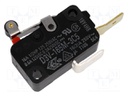 Microswitch SNAP ACTION; with lever (with roller); SPST-NO