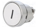Switch: push-button; Stabl.pos: 1; 22mm; white; Illumin: none; IP66
