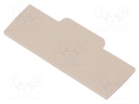 End plate; Application: A series; colourless