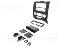 Radio mounting frame; Ford,Mazda,Mercury; 1 DIN,2 DIN; black