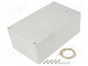Enclosure: multipurpose; X: 120mm; Y: 200mm; Z: 75mm; Ritec; IP65