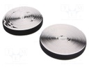 Tape: hook and loop; W: 20mm; L: 5m; Thk: 3mm; rubber; black; -10÷60°C