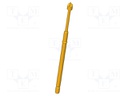Test needle; Operational spring compression: 8mm; 5A; Ø: 2mm; 0.6N