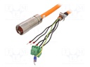 Harnessed cable; 3m; Outside insul.material: PUR; Kind: servo
