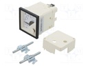 Meter; on panel; analogue; 0÷5A; Class: 1,5; IP52; Length: 42mm; 600V