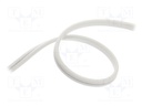 NEON LED tape; white neutral; 24V; LED/m: 120; 6mm; IP65; 8W/m