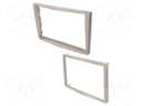 Radio mounting frame; Opel; 2 DIN; champagne