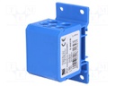 Splice terminal: distribution block; 2.5÷50mm2; ways: 1; blue