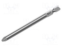 Screwdriver bit; Pozidriv®; PZ1; Overall len: 127mm