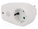 Plug socket strip: protective; Sockets: 1; 230VAC; 16A