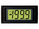Panel; LCD 3,5 digit 12,5mm,with a backlit; VDC: 0÷200mV