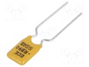 Fuse: PTC polymer; 900mA; 7,4x12,2mm; Pitch: 5.1mm