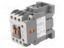 Contactor: 3-pole; NO x3; Auxiliary contacts: NO + NC; 110VAC; 22A