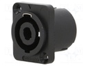 Socket; loudspeaker; male; PIN: 4; 30A; 133V; thermoplastic; IP54